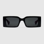 Rectangular frame sunglasses